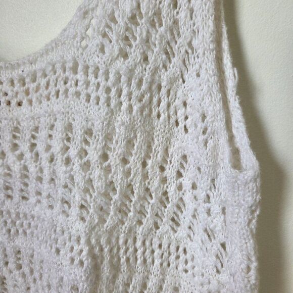EUC HOLLISTER SCOOP NECK CROCHET TANK TOP SIZE M - Picture 8 of 14